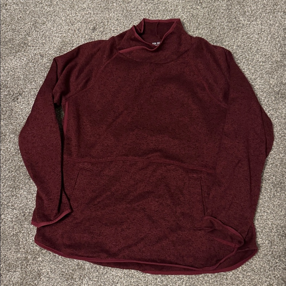 Tek Gear Maroon Pullover Hoodie